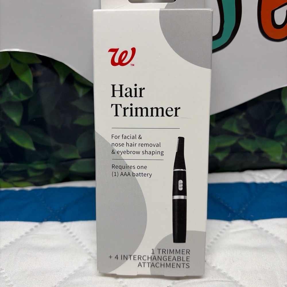 Black Facial & Nose Hair Trimmer